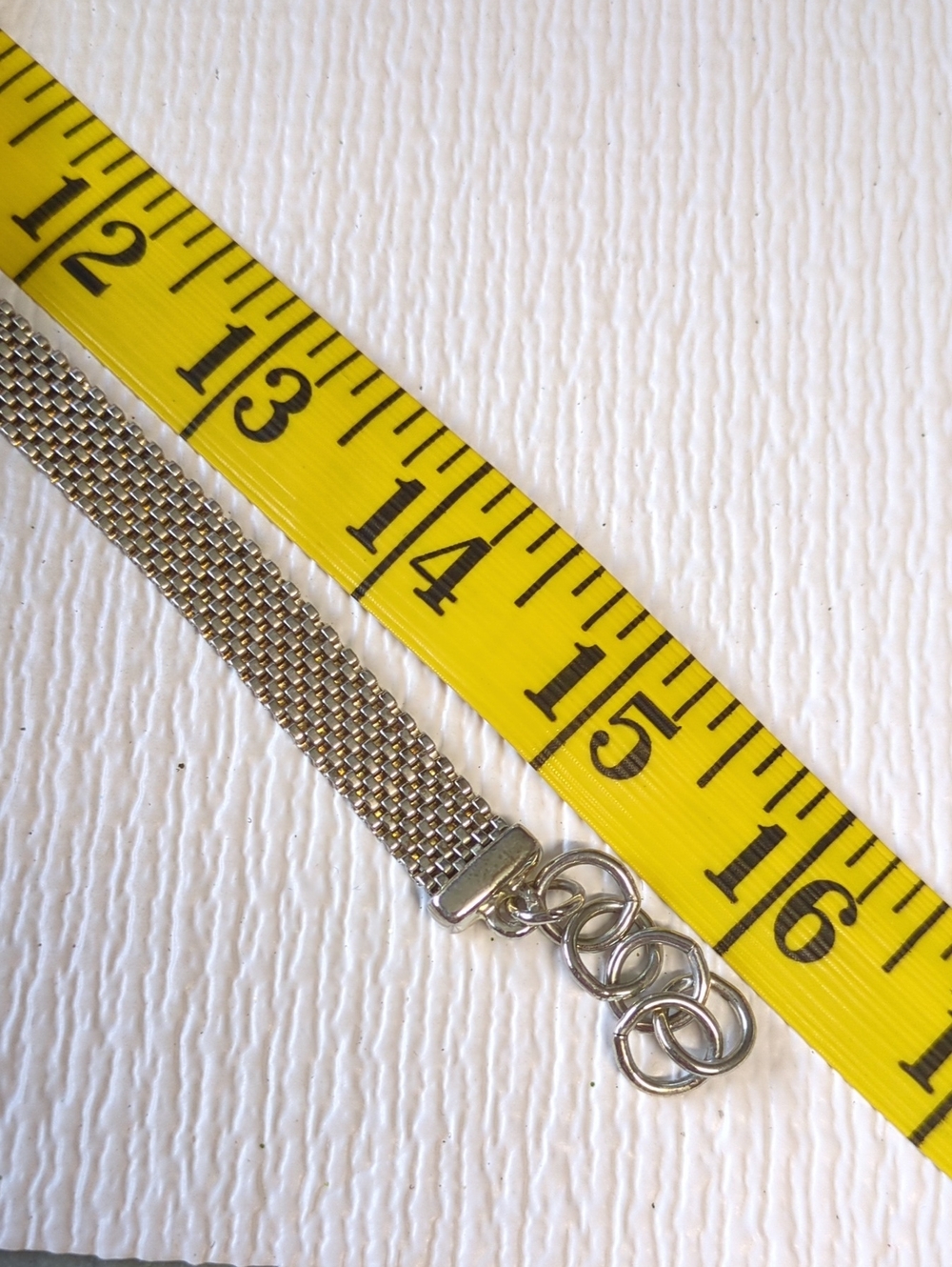 ☀️Vintage Anne Klein (AK) Two-Tone Mesh Belt-Buckle Choker Necklace - Picture 7 of 9